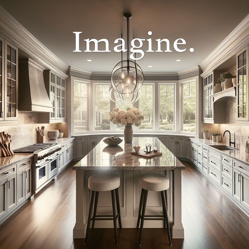 Kitchen remodel with granite surfaces